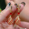 Simple Design Water Drop Shape Rhinestones Earrings for Women Light Shiny Zircon Hollow Earrings Jewelry Accessories - Image 3
