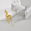 1 Piece Helix Hooks Earrings Ear Wrap Crawler Hook Earrings For Women, Snake Serpent Cartilage Piercing Punk Jewelry - Image 3