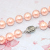 Marine Shell Imitation Pearl Red Coral Necklace Women in Choker Necklaces Men's Unisex Jewelry 10mm Bead in 4 Colors - Image 6