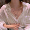 Stainless Steel Long with Baroque Pearls Necklace for Women Adjustable Chain Sweater Accessories Jewelry - Image 19