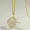 Bohemian Enamel Moon Star Necklace For Women Cute Shell Heart Collars Stainless Steel Long Chain Choker Summer Beach Jewelry - Image 9