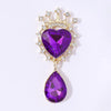 Crystal Brooch 44 20mm 10Pcs Golden Pendant Accessories Wedding Invitation Holiday Creative Decoration - Image 16