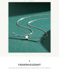 Modian Vintage Stars Elegant Link Chain Necklace 100% 925 Sterling Silver Turquoise Pendant For Women Christmas Gift Jewelry
