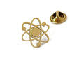 gold-plated stainless steel brooch: atomic structure design, lapel pin, gift for friends - Image 6