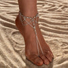 Summer Beach Accessories Feet Jewelry Simple Sexy Handmade Bead Chains Tassels Toe Foot Bracelet For Women - Image 5