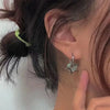 Y2K Gothic Pentagram Pendant Earrings Punk Earrings Removable Simple Earrings Hip Hop Korean Star Earrings for Women Jewelry2025 - Image 2