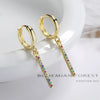 Small Hoop Earrings Smooth Tiny Huggies With Hollow Cross Star Pendants Female Dangle Earring Cute Piercing Earring Gifts - Image 13