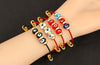 Adjustable Turkish Evil Eye Rope Bracelet in Multiple Colors - Image 16