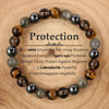 1PC Stone Bracelet For Women Men 8MM Tiger Eye Crystal Beads Elastic Bangle Couple Healling Jewelry Gift - Image 11