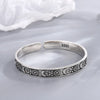 Retro Personality Star Moon And Flower Silver Style Opening Bracelets - Image 2