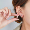 Stainless Steel Gold Color Circle Hoop Earrings for Women Simple Cubic Zircon Double Ring Earring Cartilage Piercing Jewelry - Image 10