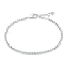 Eourpean Silver Red&Pink&Bule Round Stone Bracelet Women Jewelry For Birthday Anniversary'Gift - Image 7
