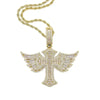 Men's Personality Is Cool, Ha's Large Wing Pendant, Copper Inlaid Zircon Street Necklace - Image 20