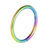 5pc 6/8/10mm Nose Ring Hinged Clicker Segment Nose Rings Helix Cartilage Septum Hoop Stainless Steel Seamless Earrings - Image 21