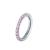1pcs 6/8/10/12mm Steel Zircon Hoop Earrings for Women Cartilage Small Helix Piercing Tragus Piercing Jewelry - Image 15