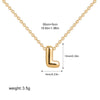 Tiny Gold Color Bubble Balloon Initial Letters Charms Chocker Necklaces for Women Single Alphabet Chains Personalized Jewelry - Image 16