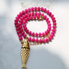 Bohemian Bead Necklace with Stainless Steel Fish Pendant - Image 7