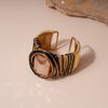 Men Women's Wide Cuff Open Bracelet Punk Asymmetric Geometric Bracelets Bangles Statement Gothic Hand Jewelry Gifts - Image 27