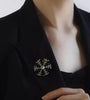 Women‘s Brooch Crystal Snowflake Lapel Pins for Men Blue CZ Rhinestone Suit Clothes Badge Jewelry Accessories - Image 4