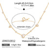Delicate Cubic Zirconia Chain Necklace For Women Minimalist Gold Plated Stainless Steel Necklace Jewelry - Image 11