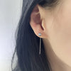 Classic Elegant Imitation Pearl Dangle Earrings For Women Long Tassel Chain Drop Earring Wedding Jewelry - Image 3