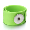 Leather 18MM Snap Button Bracelet Bangle Handmade Braided Leather Snap Bracelets for Women Men Buttons Jewelry - Image 25