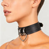 Women PU Leather Necklaces Collar Choker Heart Punk Rock Adjustable Collar Necklaces - Image 3