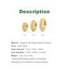 1/3Pairs Piercing Statement Triple Paved Hoop Earrings CZ Stone Gold Color Copper Huggies Cartilage Earrings For Women Jewelry - Image 3