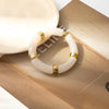 Multicolor Plastic Bamboo-Style Stretch Bangle - Image 13