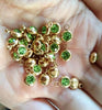 60 piece/lot Stainless Steel Crystal Pendant steel Gold Color 12 Birthstone Charm Round 6mm 6.5mm Rhinestones Charms - Image 25