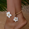 Elegant Chic Flower Pendant Anklet for Women Vacation Daily Wear Summer Boho Foot Chain Party Jewelry Gifts - Image 1