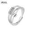 Smjel Ring Fidget Spinner Rings Adjustable for Women Rotating Freely Spinning Accessories Jewelry Gifts - Image 5