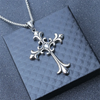 European And American Personality Retro Gothic Cross Necklace For Men And Women Street Hip-Hop Trendsetters Versatile Pe - Image 2
