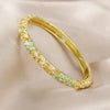 Double Bangle Vintage Cloisonne Bangle Traditional Chinese Hollow Out Flower Bangle Vintage Ethnic Women's Hand Bracelet - Image 5