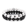 2pcs/set Beaded Bracelet Men 8mm Lava Tiger Eye Stone Bead Charm Men Bracelet Sets Jewelry Gift Hombre - Image 4