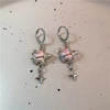 Gothic Y2K Moonlight Stone Heart Star Bow Pendant Earrings For Egirl Emo 2000s Goth Cute Dream Fairy Vintage Jewelry Accessories - Image 6