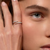Dplaopa Silver Gold Open CZ Zircon Adjustable Slim Line Women Ring Jewelry Rock Punk Jewels - Image 5