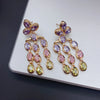 Bilincolor Cubic Zirconia Cute Tassel Summer Earring for Women - Image 1