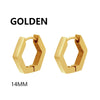 1 Pair Punk Stainless Steel Triangle Earrings Women Men Ear Piercing Geometric Stud Earrings Push-Back Clip Unisex Party Jewelry - Image 25