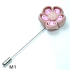 Handmade Men's Brooches Floral Lapel Pin for Men Suit Long Needle Fabric Mushroom Flower Brooch Pins for Wedding Women Jewelry - Image 9