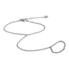 Stainless Steel Zircon Beads Back of Hand Chain Finger Bracelet Chic Sexy Jewelry Gift - Image 33