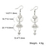 Creative Star Sun Crescent Moon Mushroom Pendants Earrings for Women Girls Gifts Stainless Steel Jewelry - Image 7