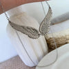 Alloy Angel Wing Choker Necklace with 48 cm Chain and 4.5 cm Extension - Image 5