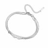 Angel Wing Charm Bracelet for Women Girl Gold Stainless Steel Color Double Layer Beads Chain Bracelets Jewelry - Image 11