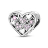 Charms Beads Silver Tree of Life Peach Heart Sweet Love Charms Fit Pendants Bracelets Necklaces Women Jewelry Gift - Image 22