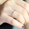 Chic Women's Finger Rings Minimalist Thin Band with Shiny CZ Stone Delicate Accessory for Female Simple Versatile Jewelry - Image 4