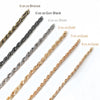 1 Meter Vintage Stainless Steel Men Punk Twist Rope Chain Necklace Bracelet for Bags Jewelry Finding Accessories - Image 3