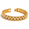 18cm Stainless Steel Imitation Pearls Pvd Gold Plated Thick Cuban Chain Charm Bangle Bracelet Jewelry Wome - Image 7