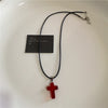 Stainless Steel Spiral Sun Glass Cross Pendant Necklace Layered Choker Star Charm Necklace Grunge Y2K Neck Jewelry For Men Women - Image 8