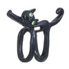 1Pc Punk Cat Ear Clip for Men Women Gothic Green Eyed Cat Animal Shaped Earrings Accessories Party Gift Cool Thing - Image 9